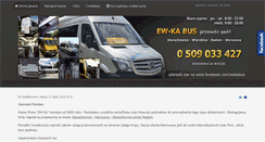 Desktop Screenshot of ewka-bus.pl