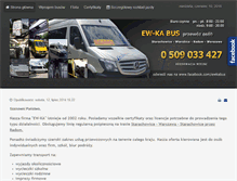 Tablet Screenshot of ewka-bus.pl